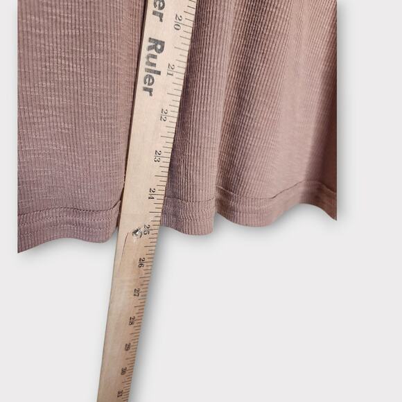 Intimately Free People Women's Ribbed Tank Top Sm Pink Mauve Sleeveless Flowy - Picture 6 of 7